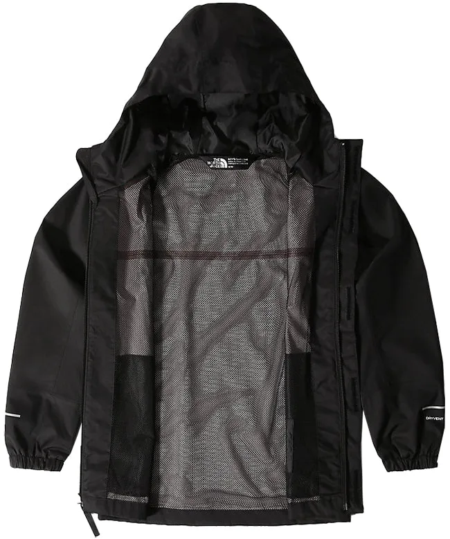 The North Face Kids Antora Rain Jacket Black