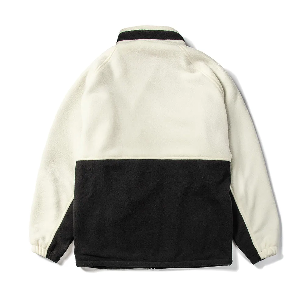 TOASTY FLEECE JACKET WHITE / BLACK