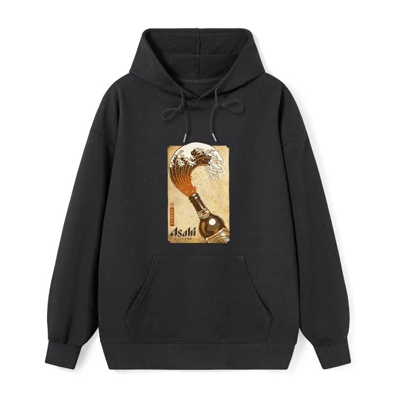 Tokyo-Tiger Asahi Logo Japanese Classic Hoodie