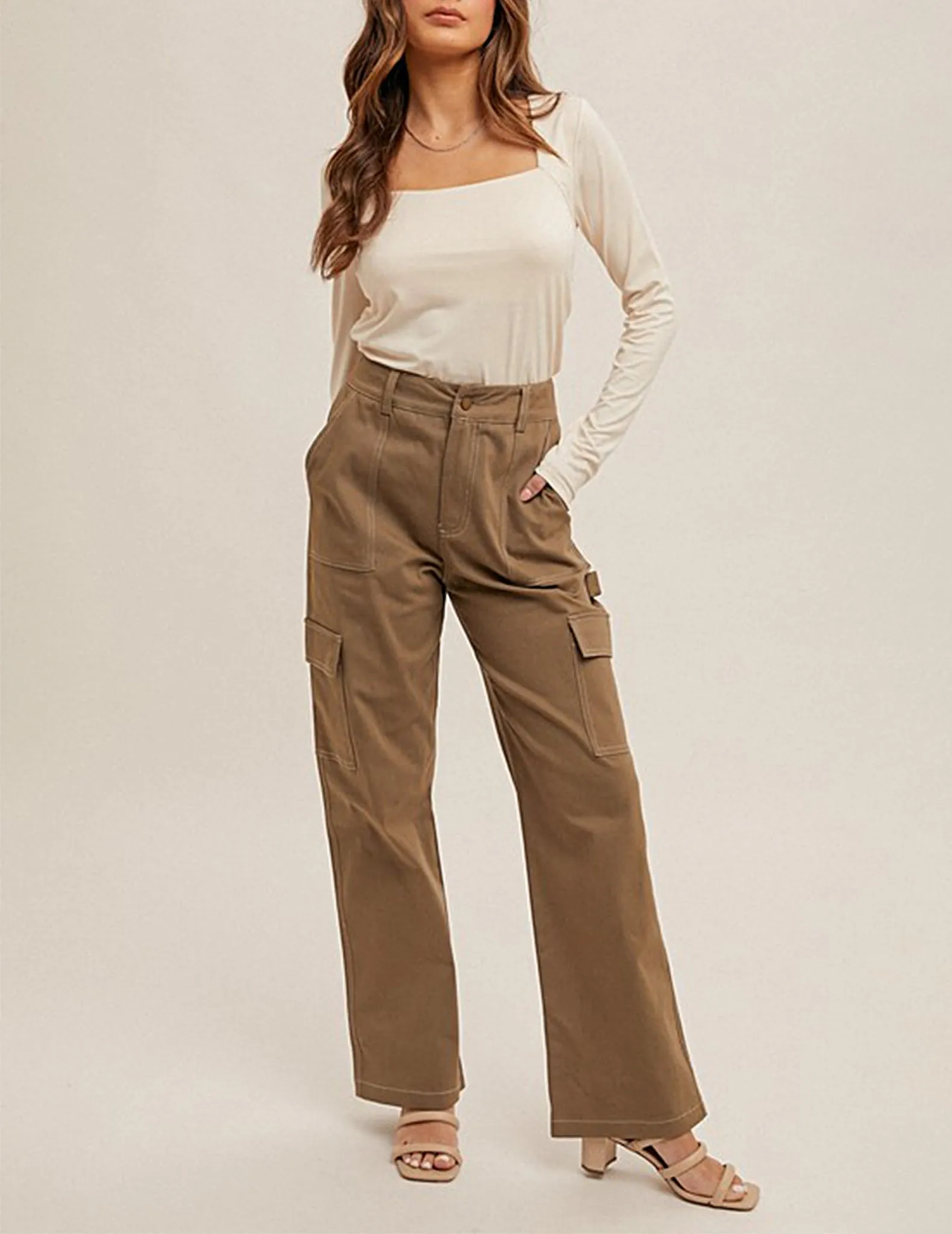 Tristan Stretch Twill Cargo Pants