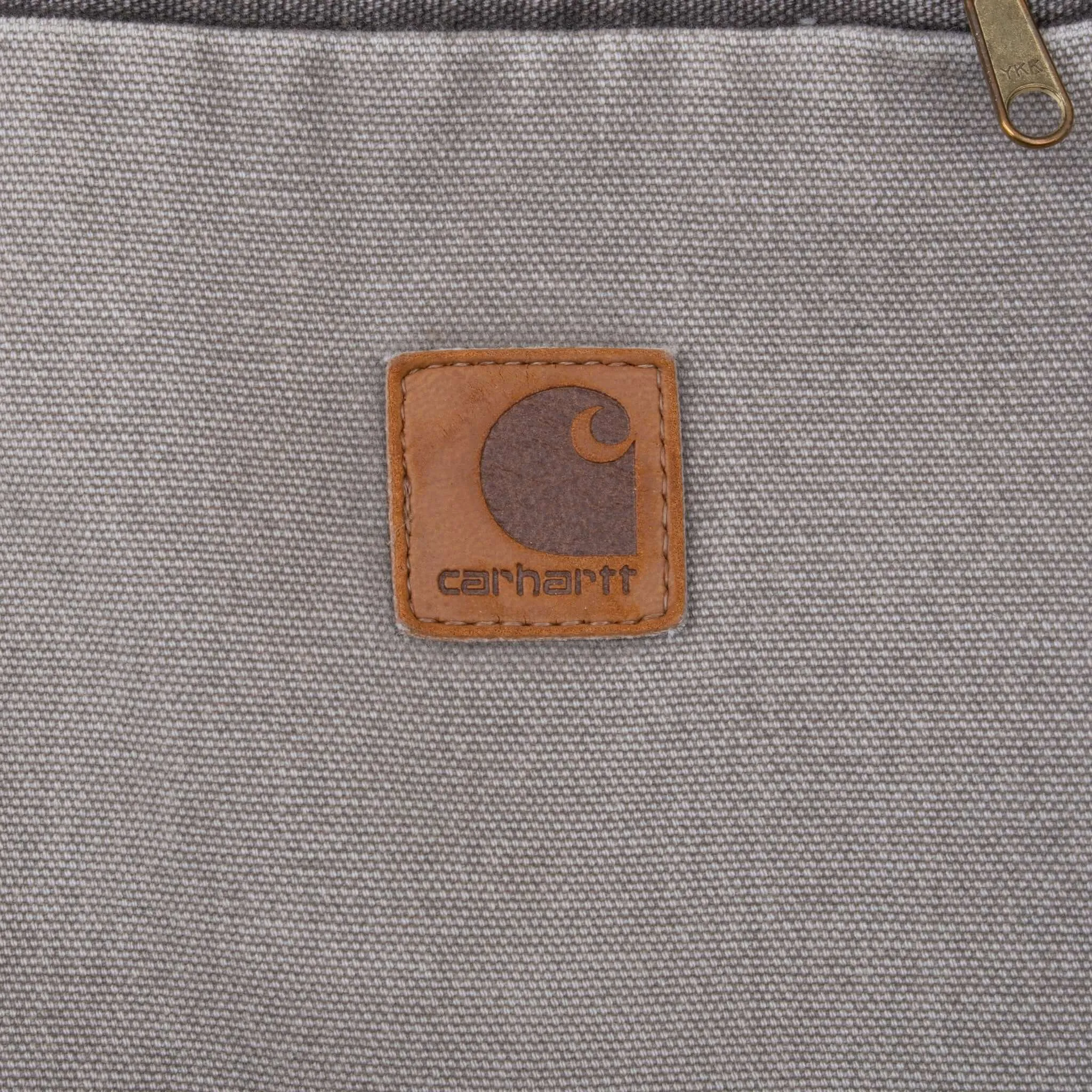 VINTAGE CARHARTT DETROIT STYLE GREY JACKET 1990S J97 DES LARGE MADE IN USA