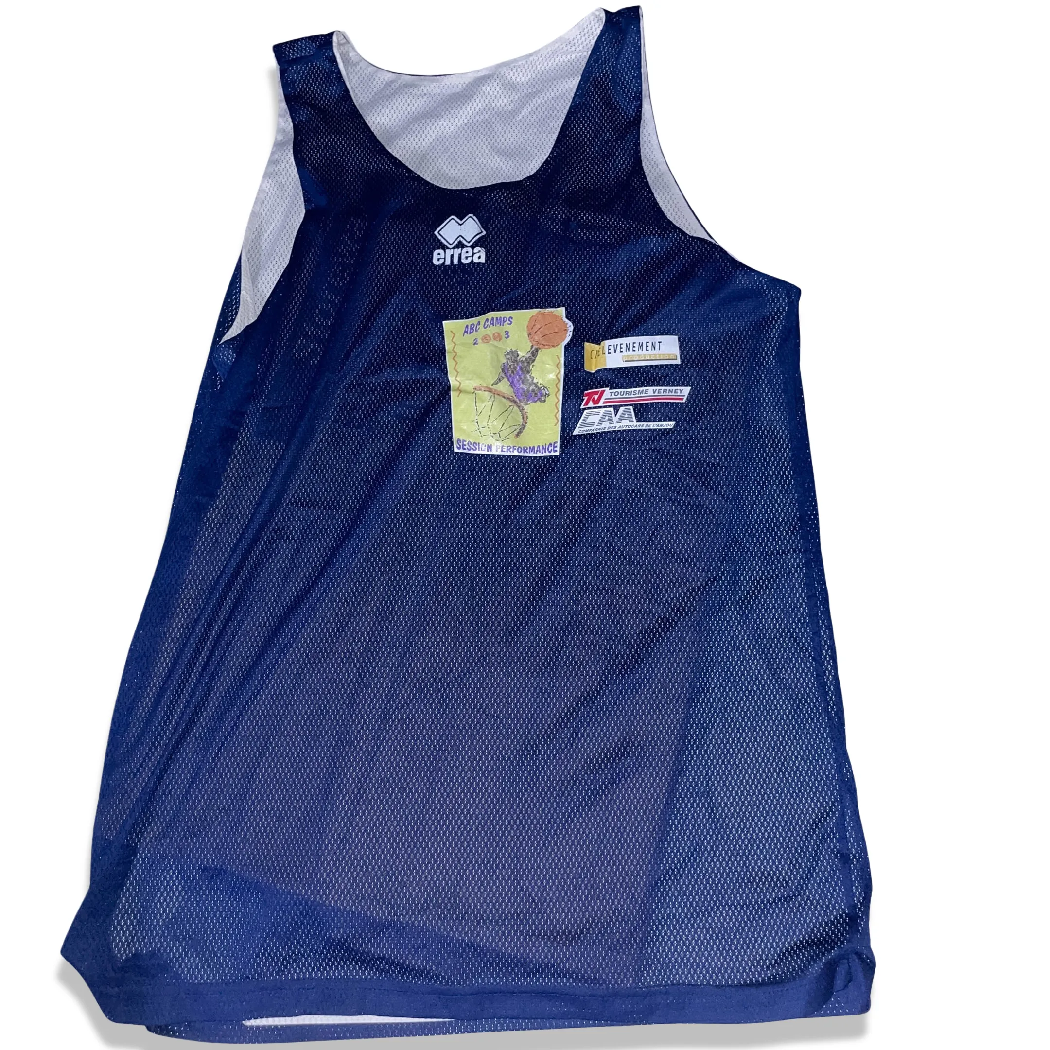 Vintage Errea NBA Lakers navy basketball vest XL