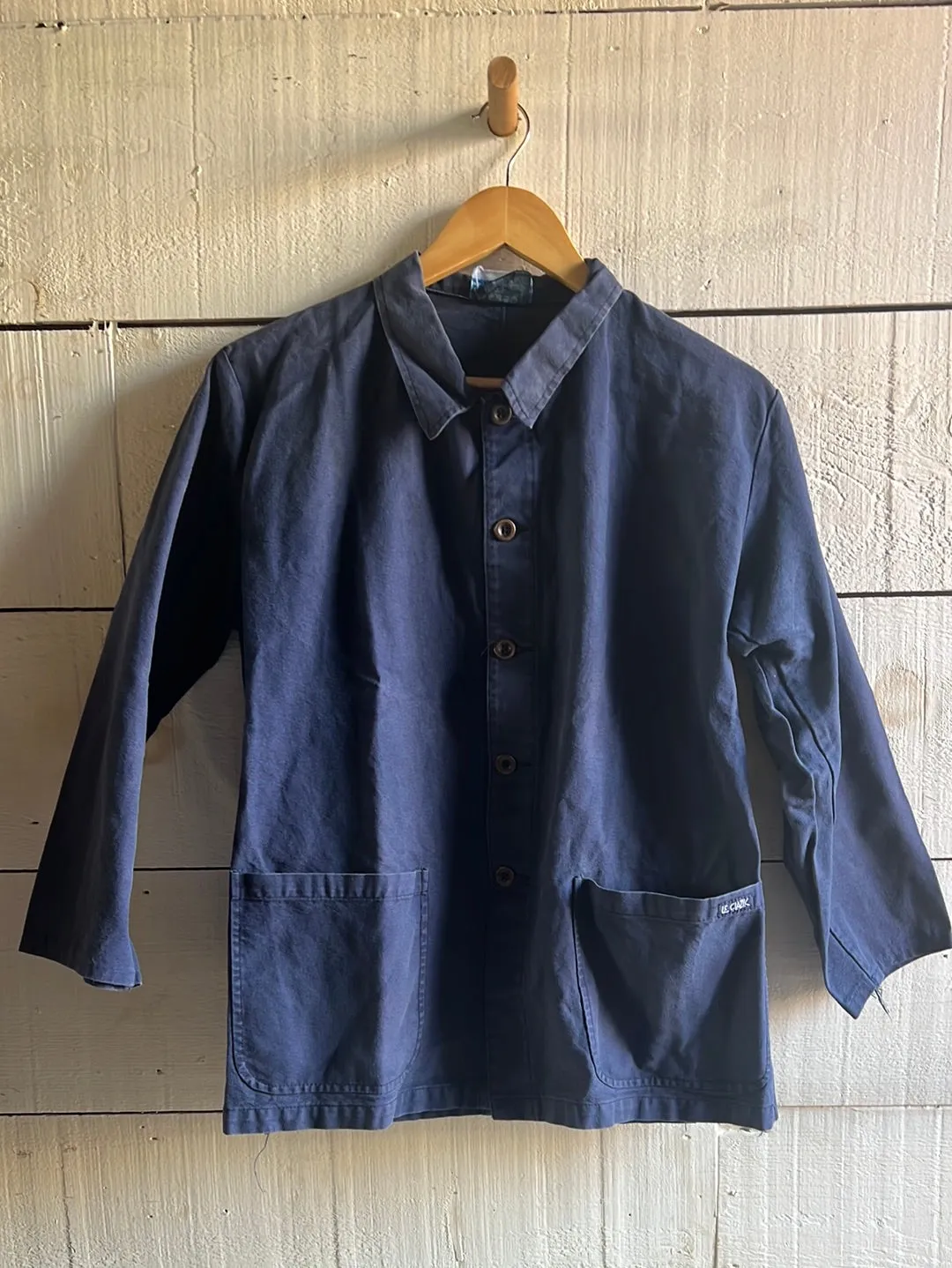 Vintage French Chore Coat - Dark Indigo