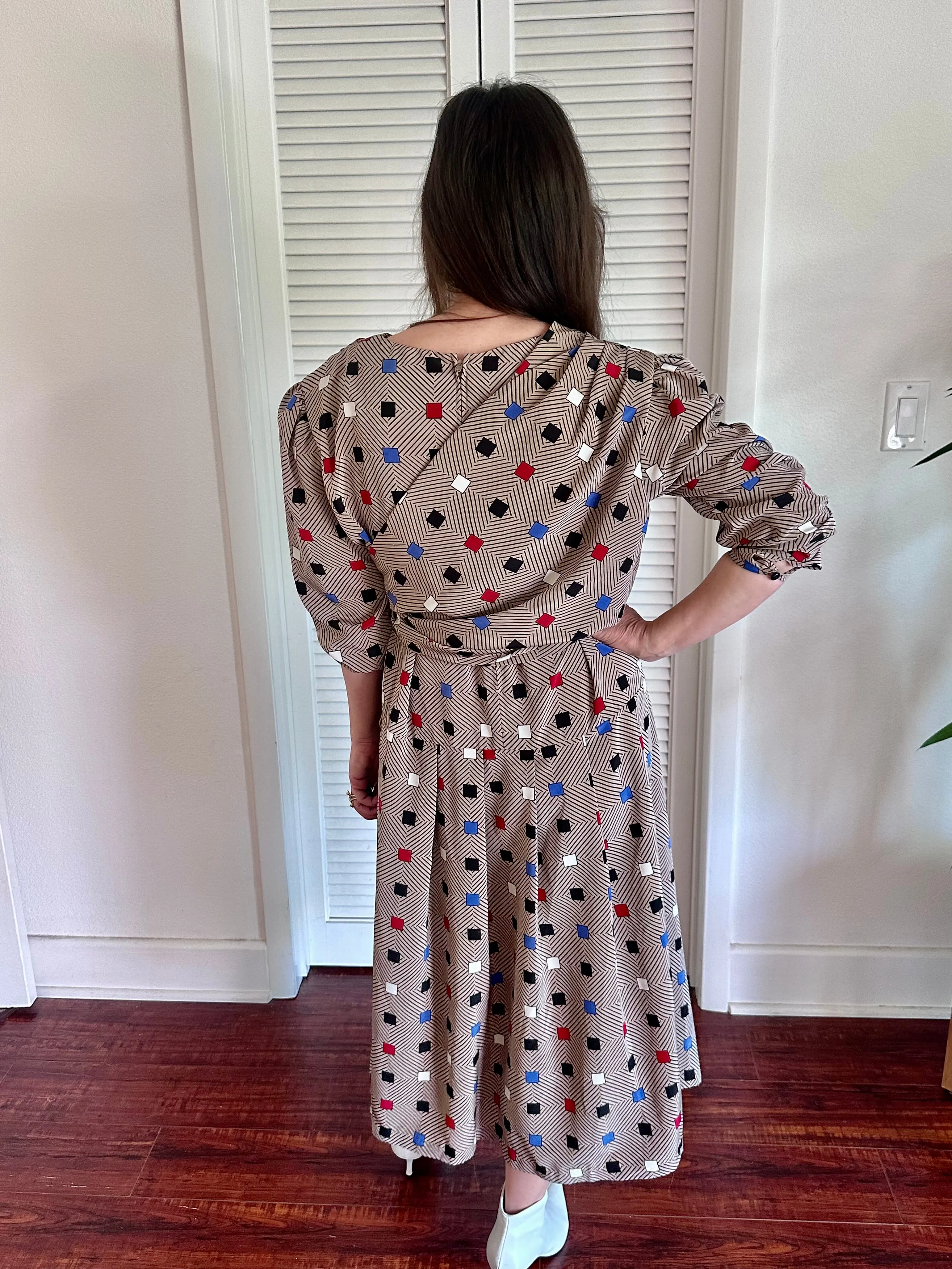 Vintage Jean Nidetch Wrap Dress