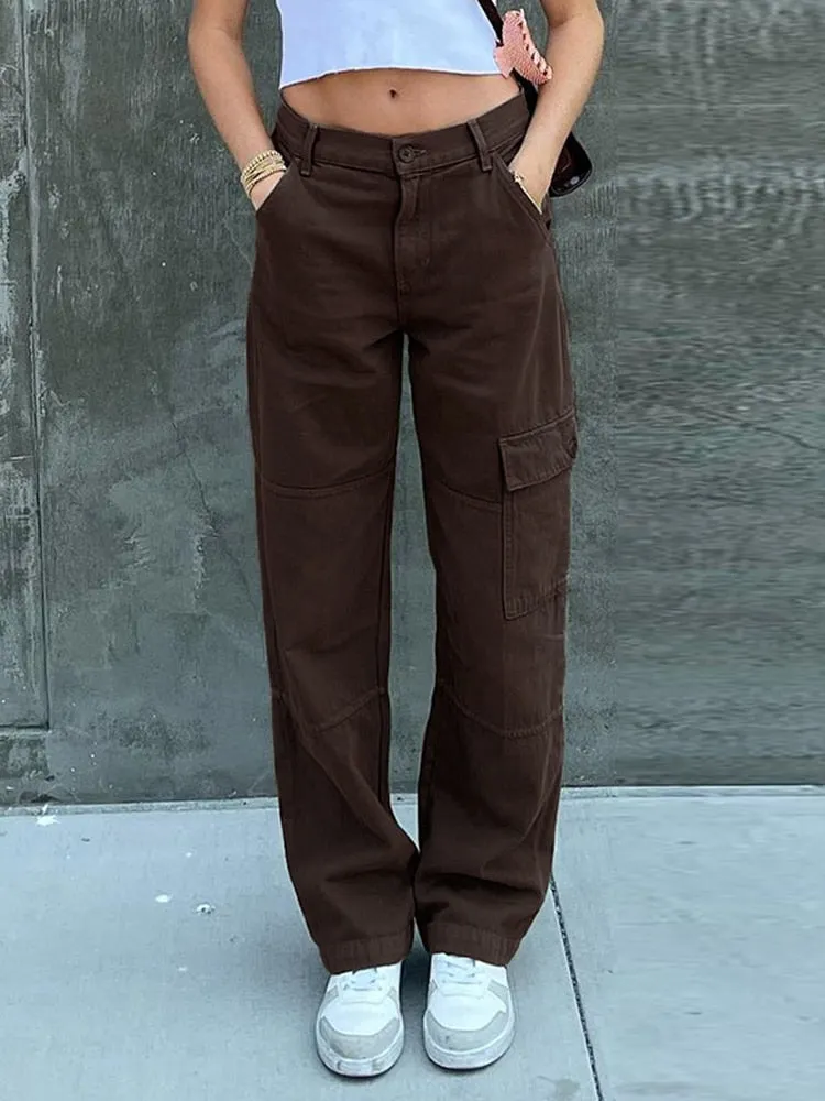 Vintage Military Cargo Pants for Women