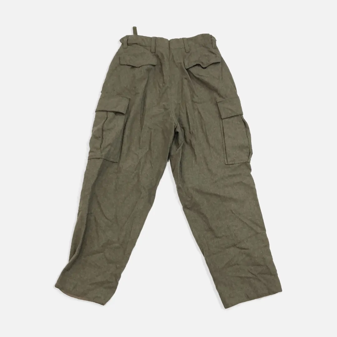 Vintage Olive Cargo Military Pants