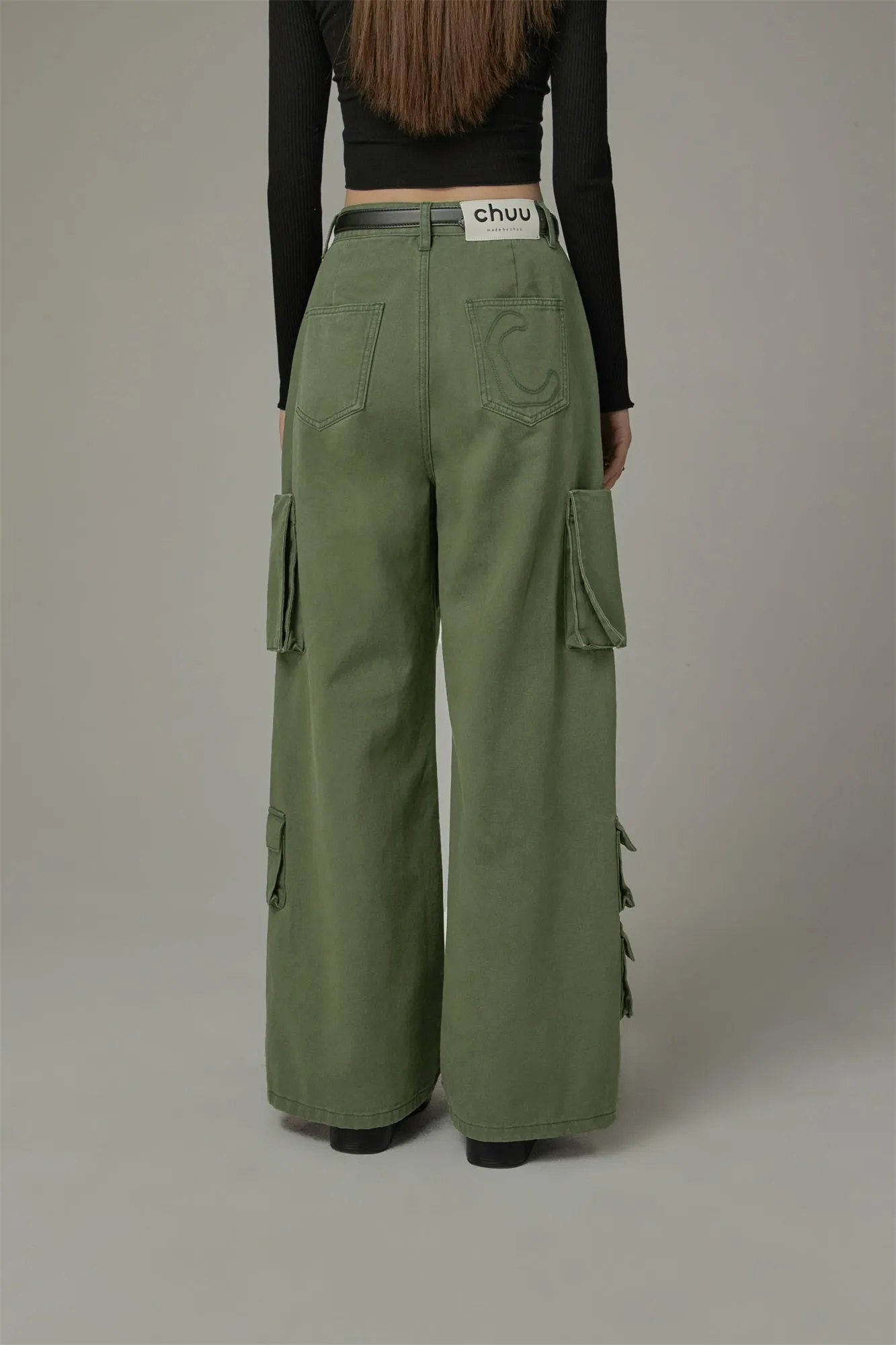 Wide Cargo Pants