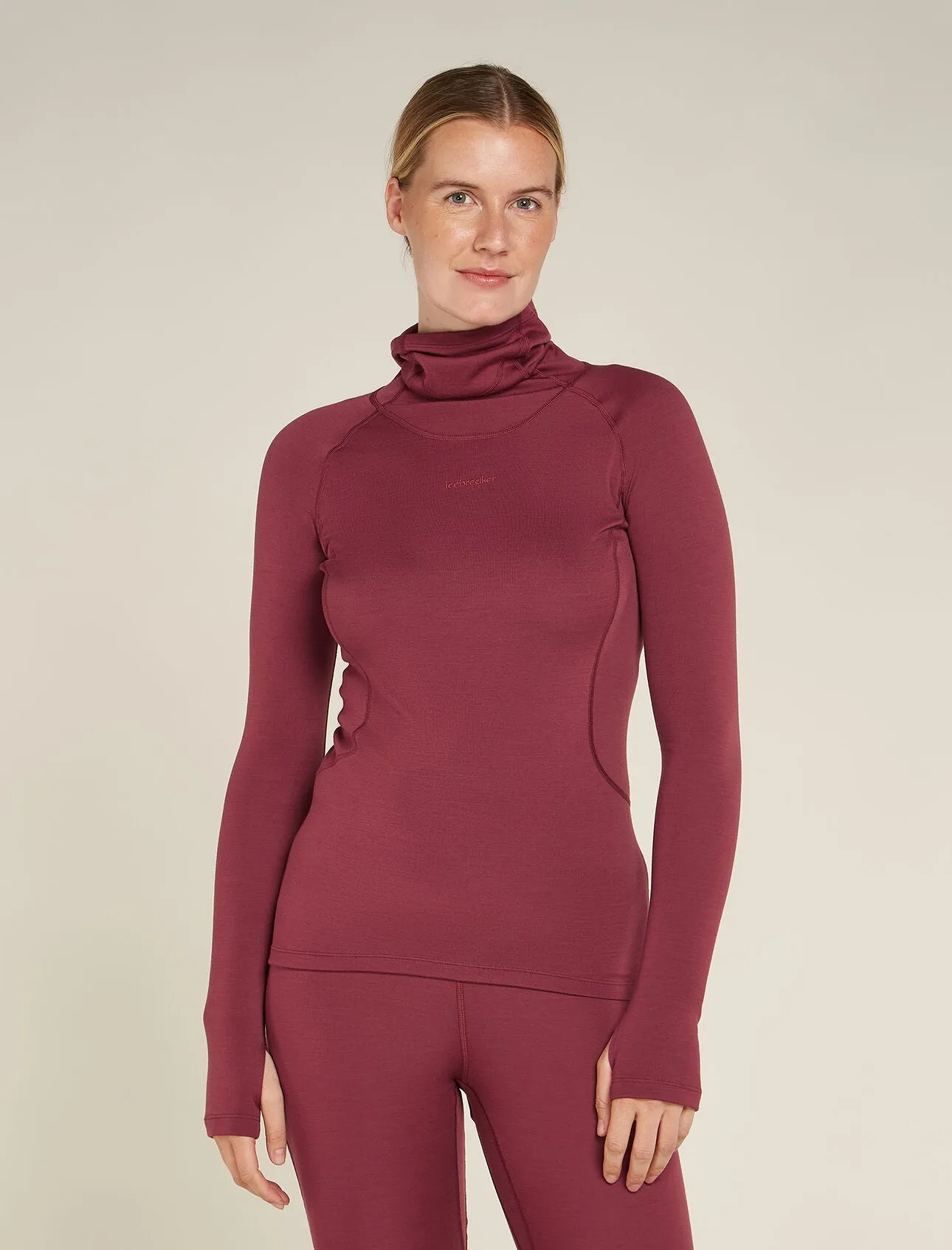 Women's 300 MerinoFine™ Polar Long Sleeve Roll Neck Thermal Top