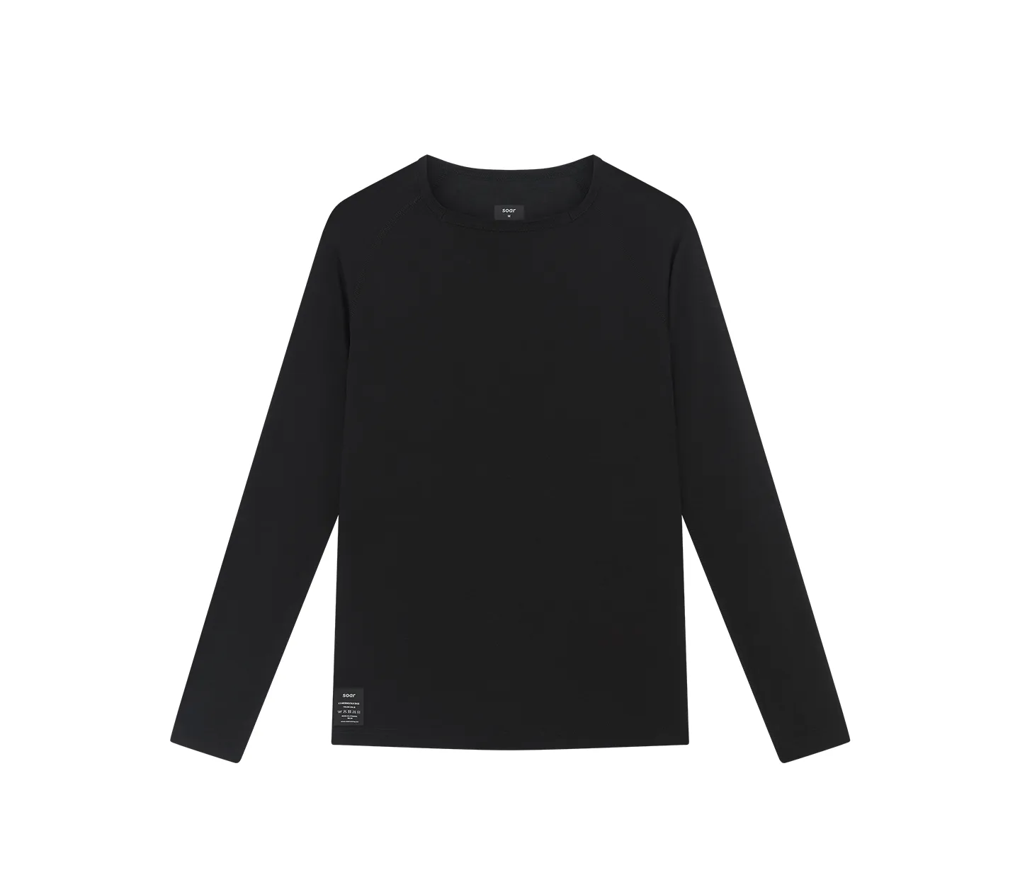 Women's L/S Merino & Silk Base Layer | Black