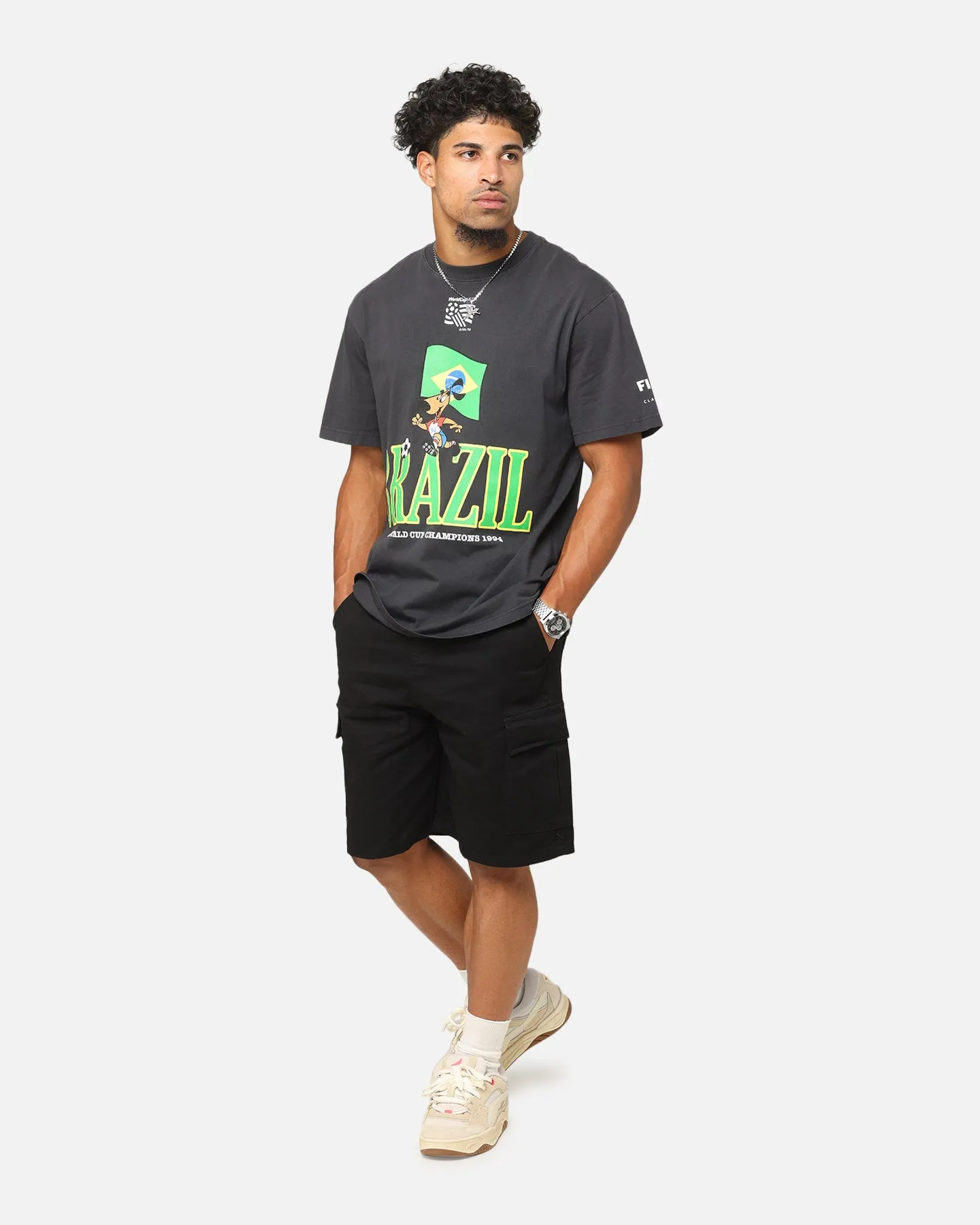 X-Large 91 Cargo Shorts Black